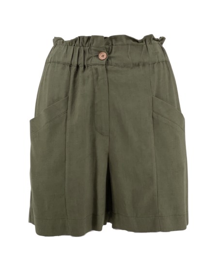 chicard linen-blend shorts2